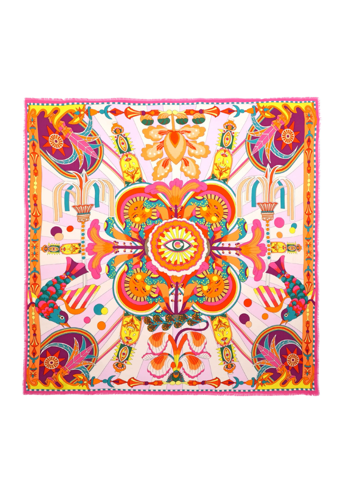 Foulard Enchantered Big Rose - Wild Paris