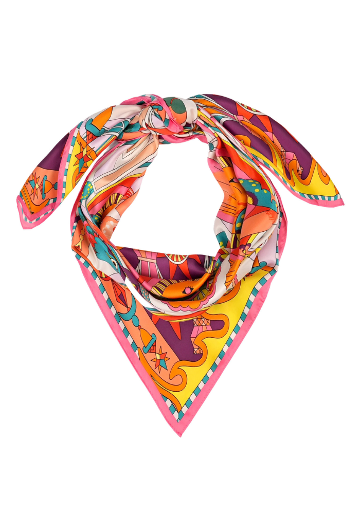 Foulard Enchantered Médium Rose - Wild Paris