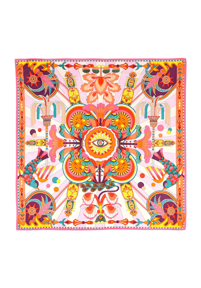 Foulard Enchantered Médium Rose - Wild Paris