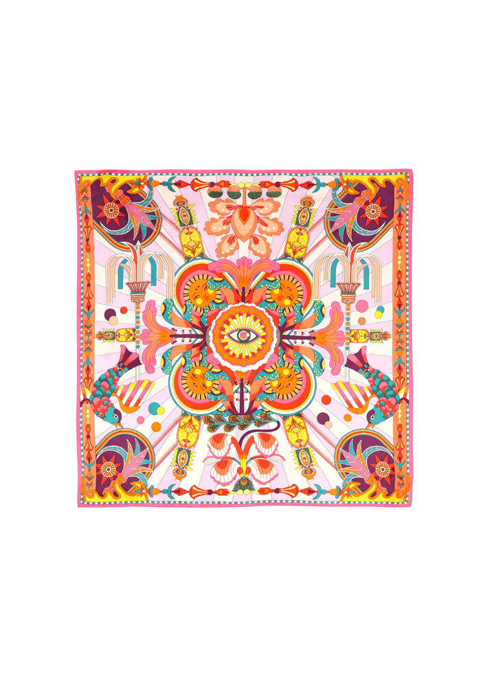 Foulard Enchantered Médium Rose