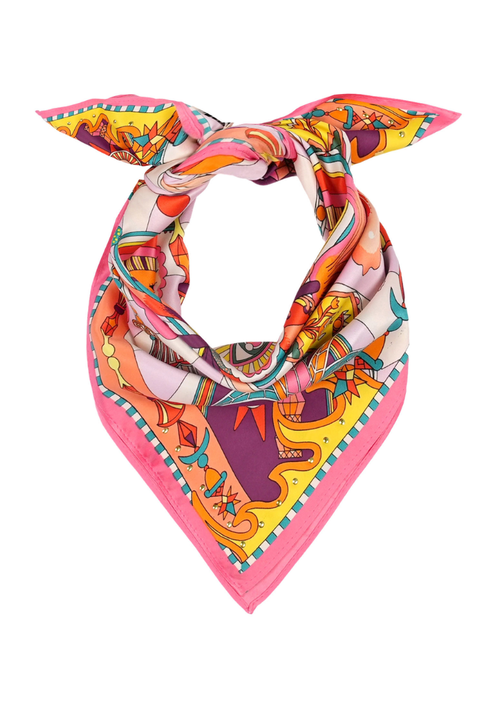 Foulard Enchantered Mini Rose - Wild Paris