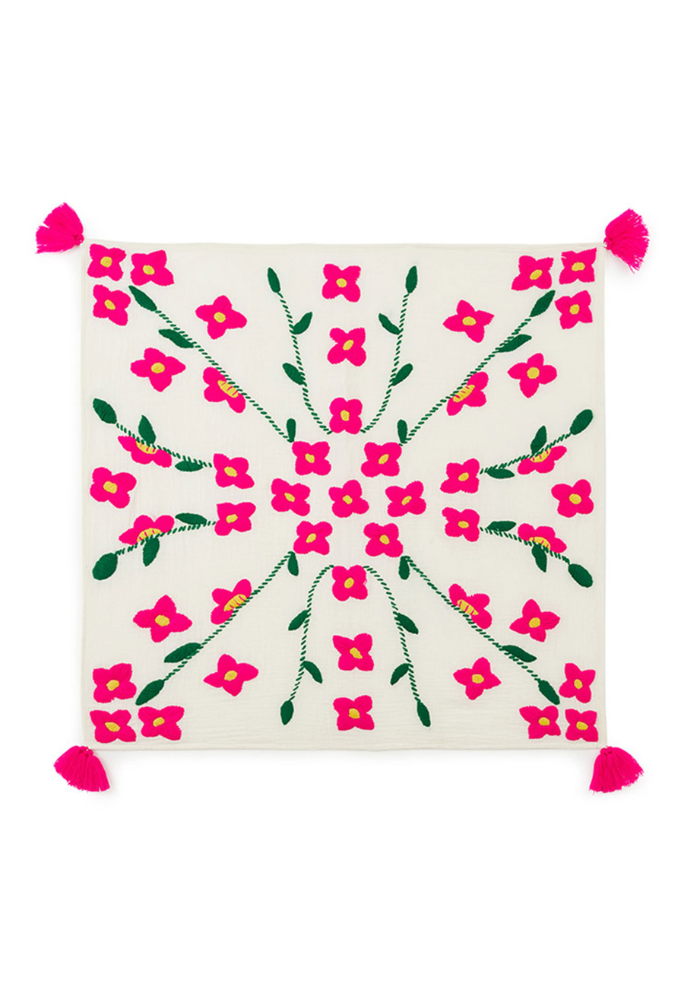 Foulard Joddy Médium Blanc - Wild Paris