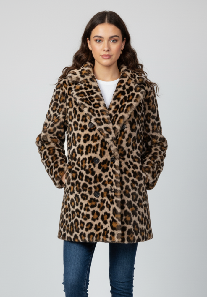 Manteau Ninette Léopard