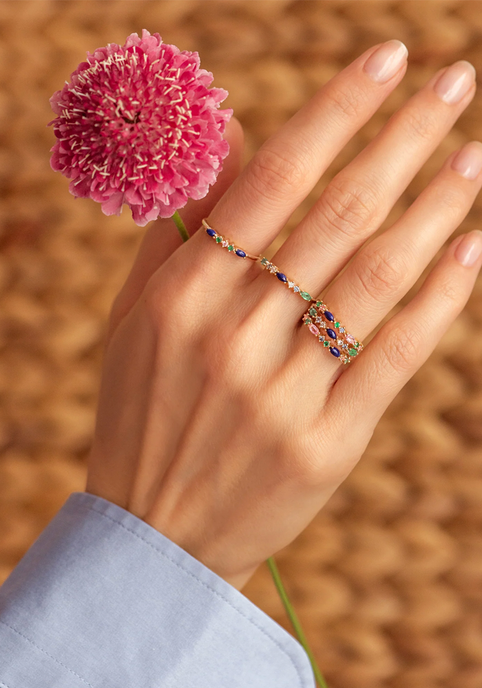 Bague Gaia 2 Majorelle - Sophie D'Agon