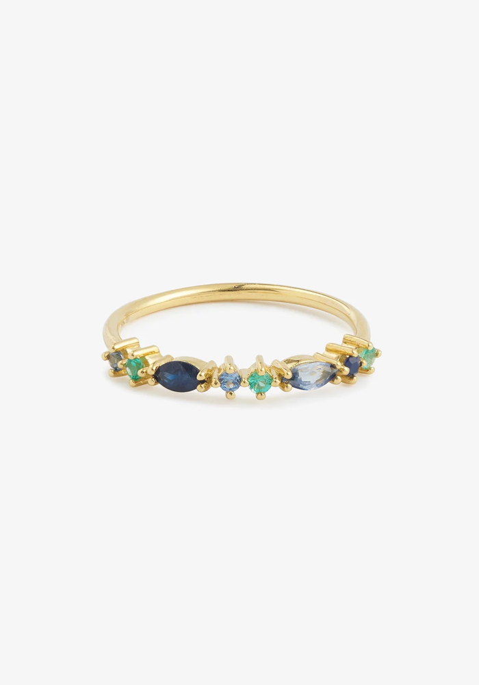 Bague Gaia 2 Marine - Sophie D'Agon
