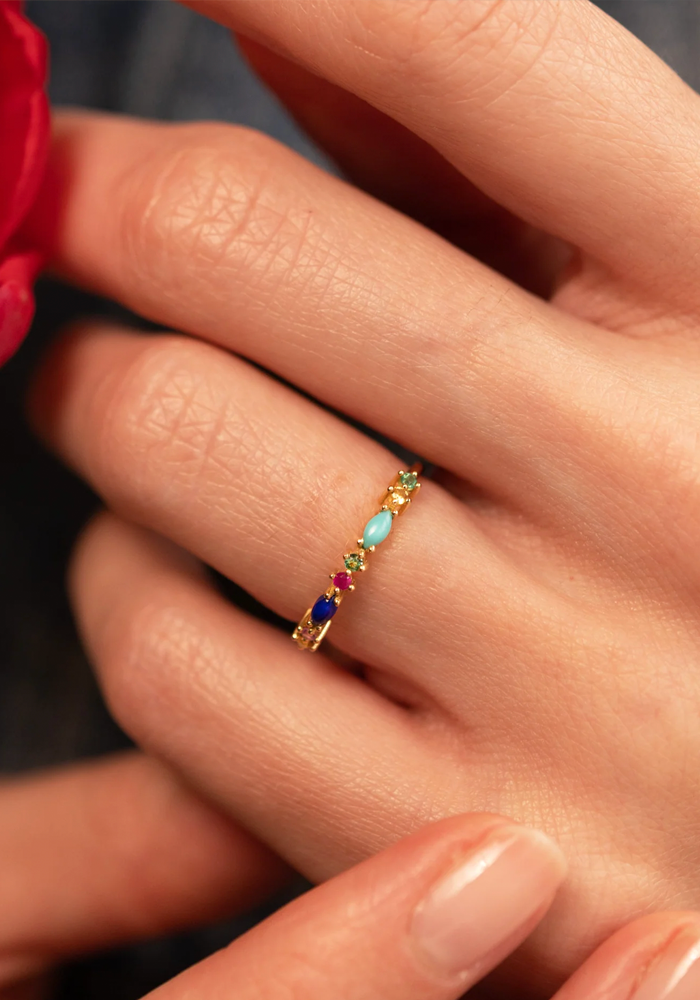 Bague Gaia 2 Multico - Sophie D'Agon