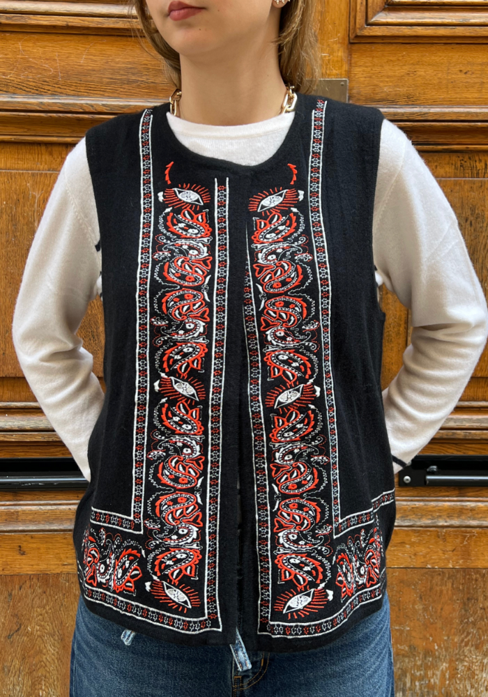 Gilet Sans Manches Paisley - Notshy