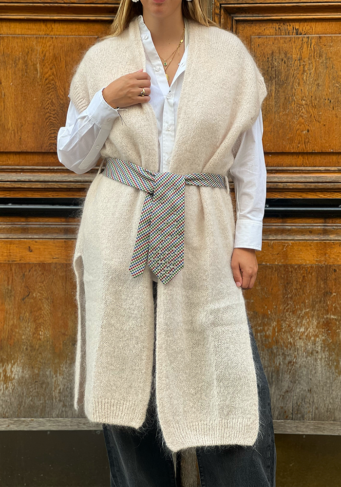 Gilet Claudia Panna Cravate Carreaux - Dixie