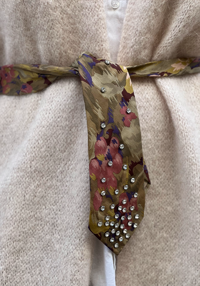 Gilet Claudia Panna Cravate Fleurie - Dixie