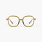 Lunettes De Vue Office Oversize Golden Green