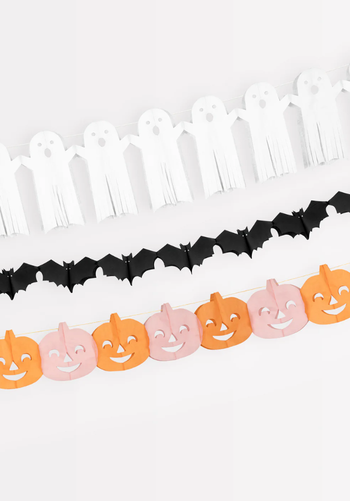 Guirlandes Halloween En Papier De Soie - Meri Meri