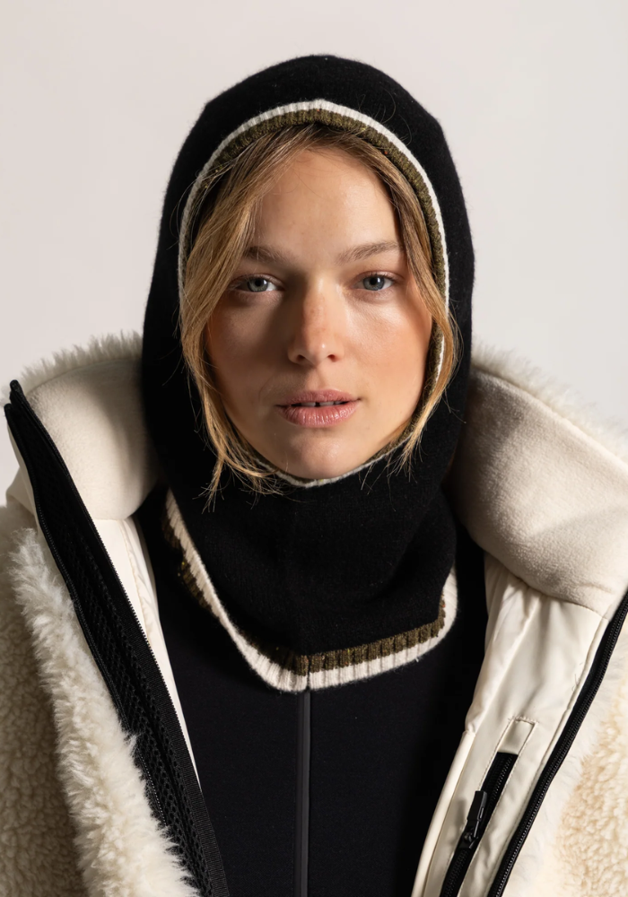 Cagoule Cachemire Noir - Koon Cachemire