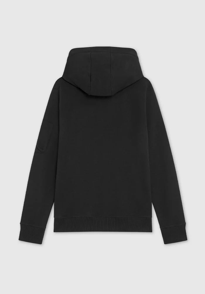 Sweat Hoodie Zip 23 Black - Sweet Pants