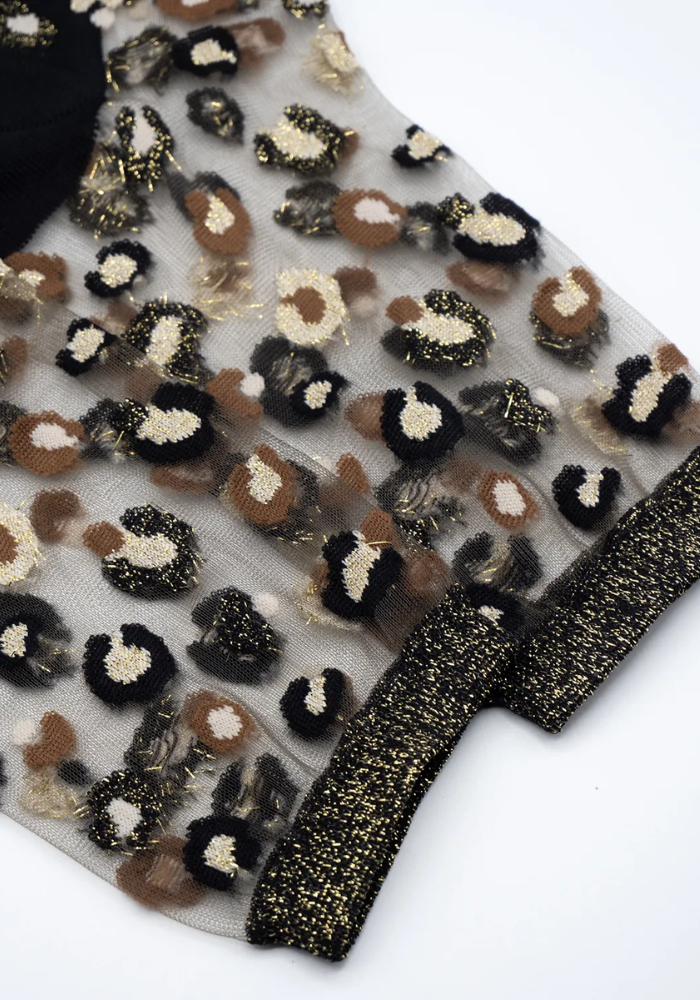 Chaussettes Transparentes Horeshoe Bend Léopard - Atelier Saint Eustache