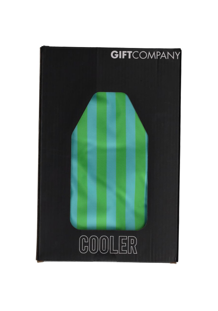 Housse Isotherme Pour Bouteille À Rayures Verte Et Bleue - Sélectionné par Blush