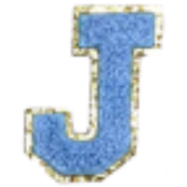 Sticker Columbia Lettre Bleue Claire