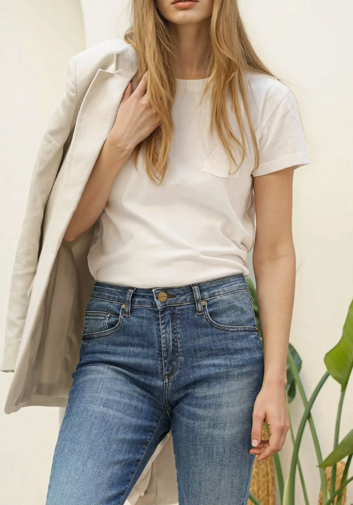 Jean Georges Droit Worn Vintage - enim Studio