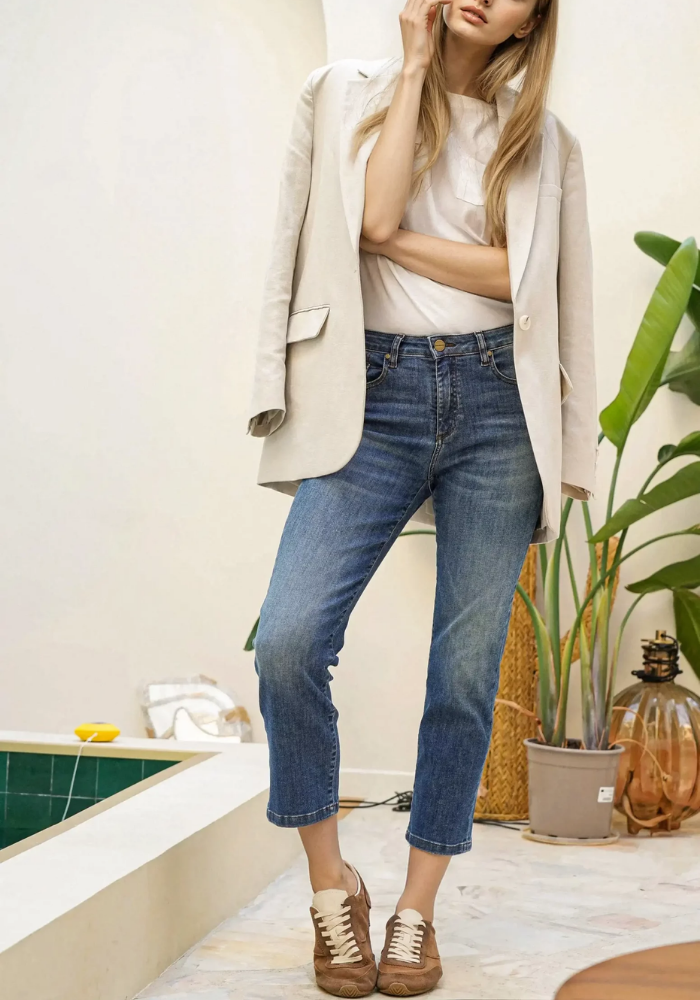 Jean Georges Droit Worn Vintage - Denim Studio