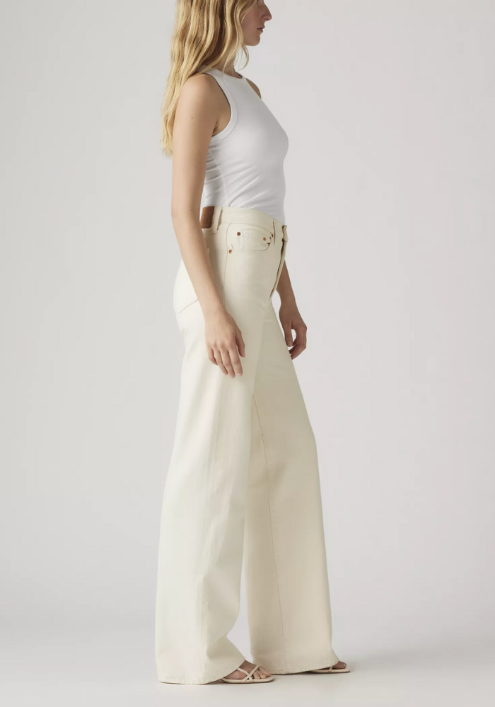 Jean Ribcage Wideleg Crème - Levi's