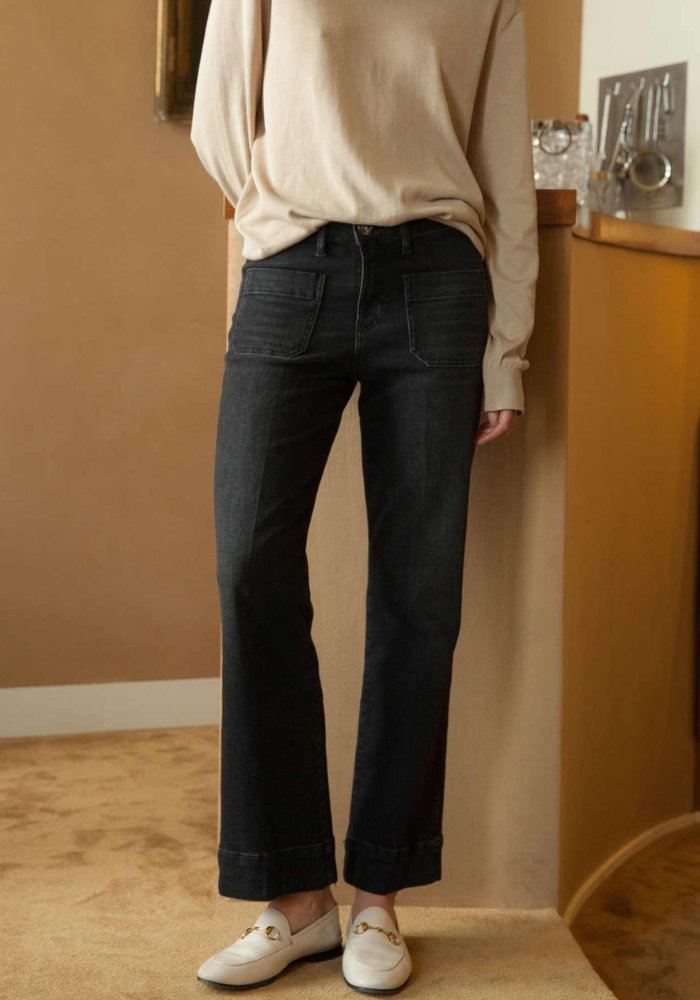 Jean Bella Black Denim - Denim Studio Paris