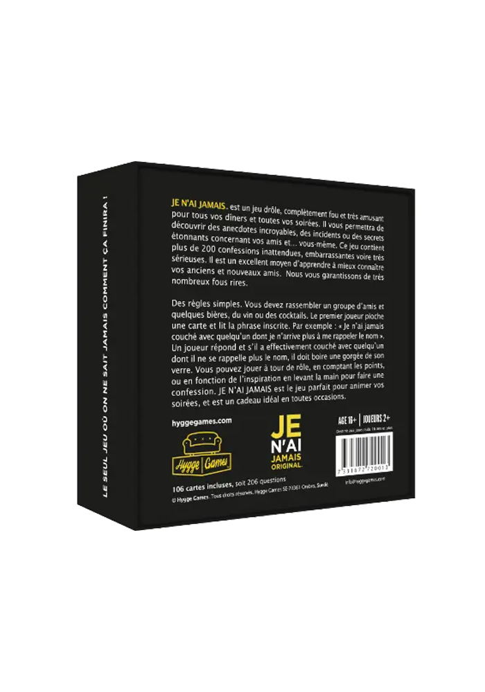 Jeu Je N'ai Jamais - Sélectionné Par Blush