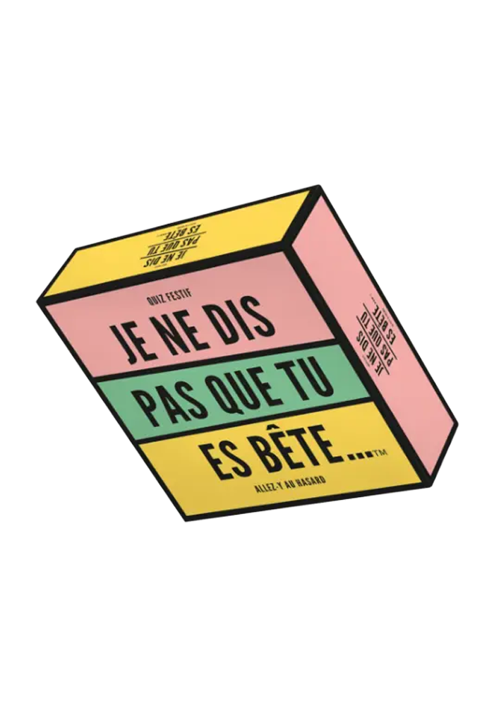Jeu Je Ne Dis Pas Que Tu Es Bête - Sélectionné par Blush