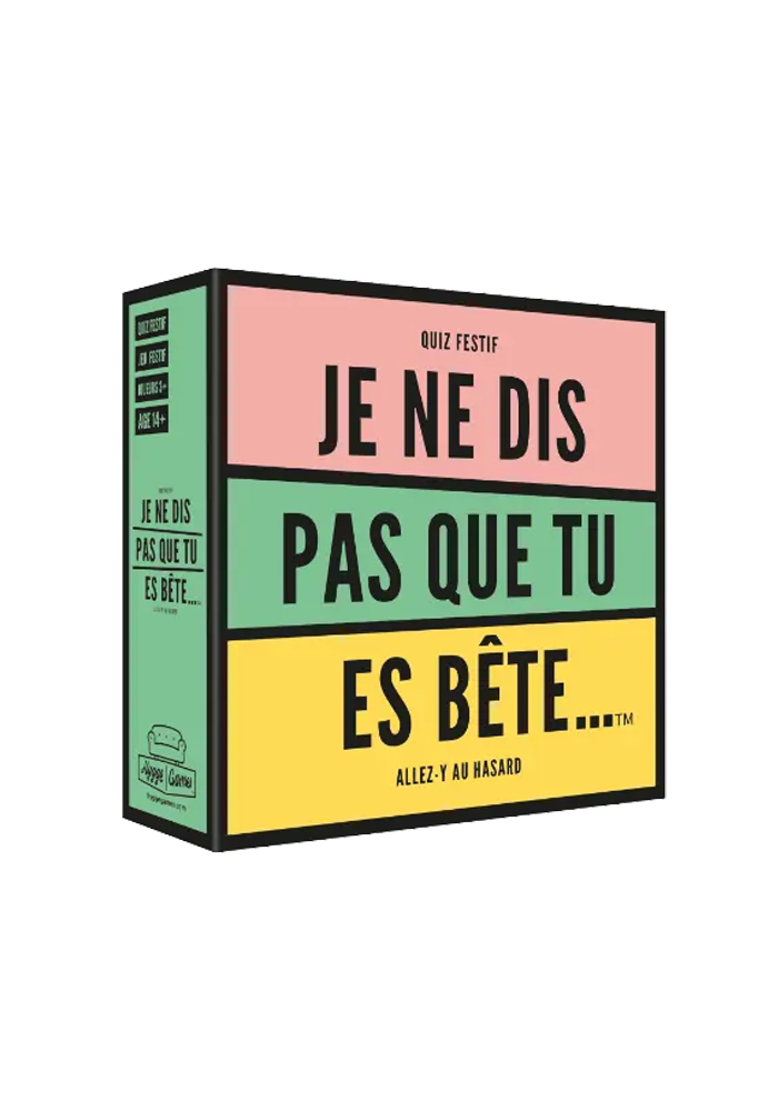 Jeu Je Ne Dis Pas Que Tu Es Bête - Sélectionné par Blush