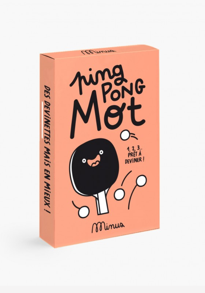 Jeu De Cartes Ping Pong Mot - Minus