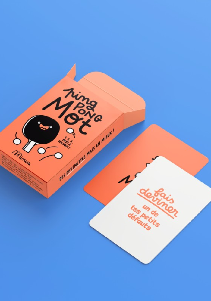 Jeu De Cartes Ping Pong Mot - Minus