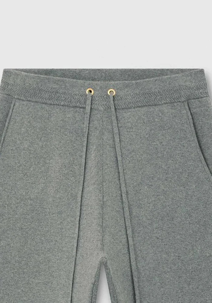 Jogger de punto jogging jaspeado oscuro