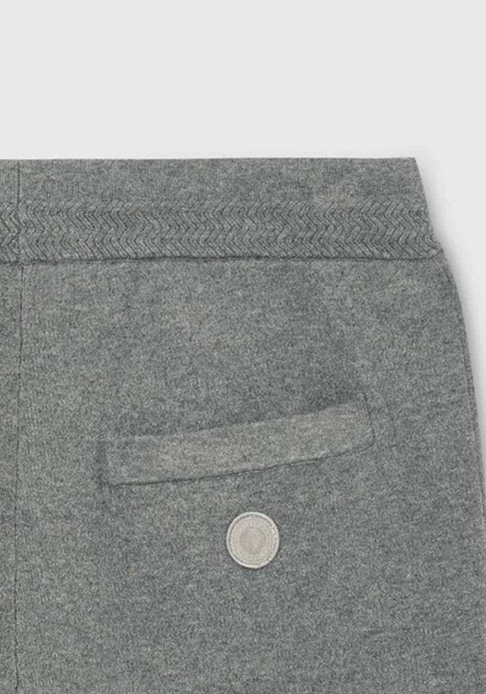 Jogger de punto jogging jaspeado oscuro