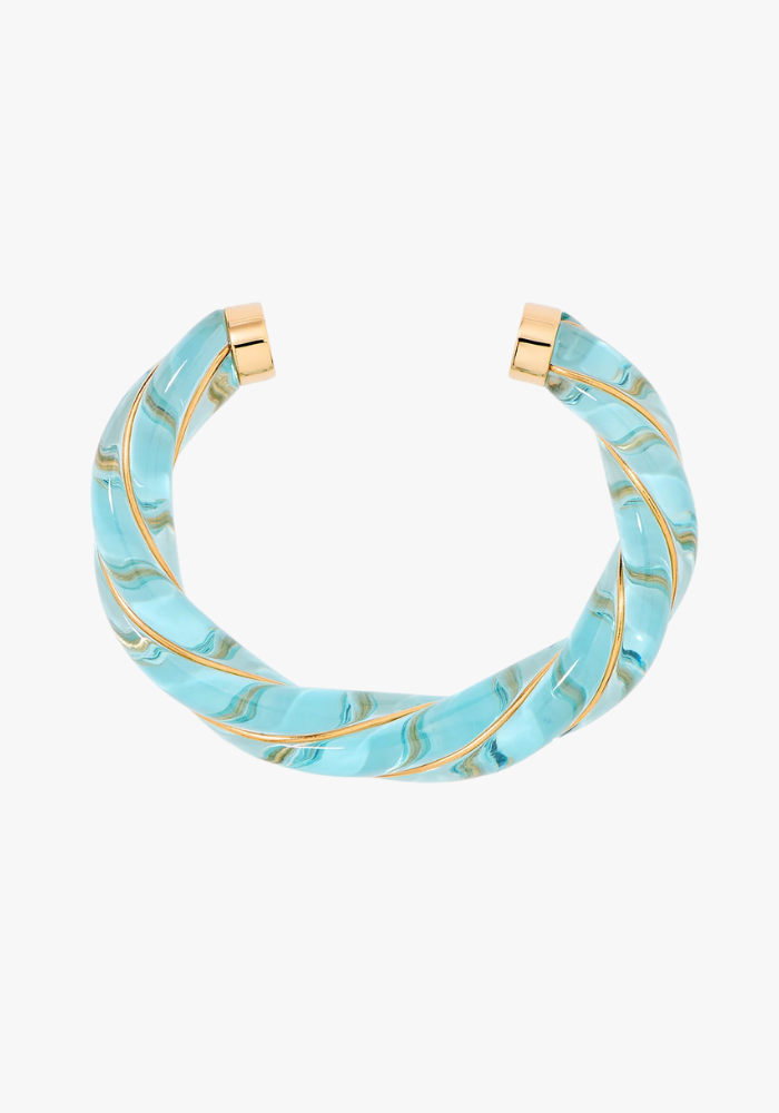 Jonc Diana Translucide Bleu Ciel - Aurélie Bidermann