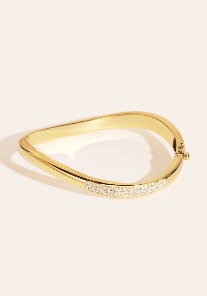 Jonc Origine Pavé De Zircons