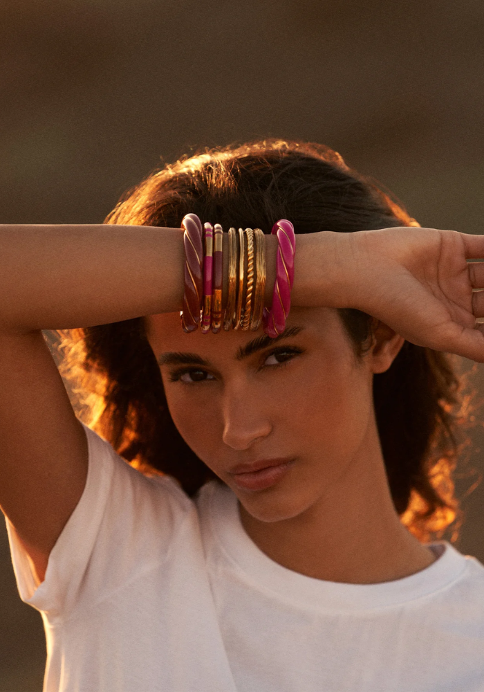 Jonc Positano Framboise - Aurélie Bidermann