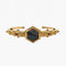 Brazalete de labradorita hexagonal