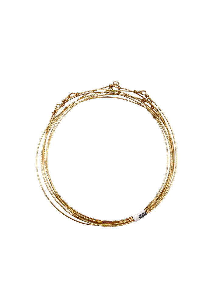 Joncs Semainier 3 Shine Gold Filled - Sélectionné par Blush