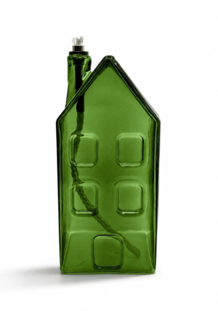 Lampe À Huile Maison M Verte - Bazar De Luxe