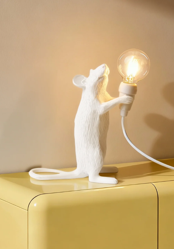 Lampe Mouse Blanche Debout - Seletti