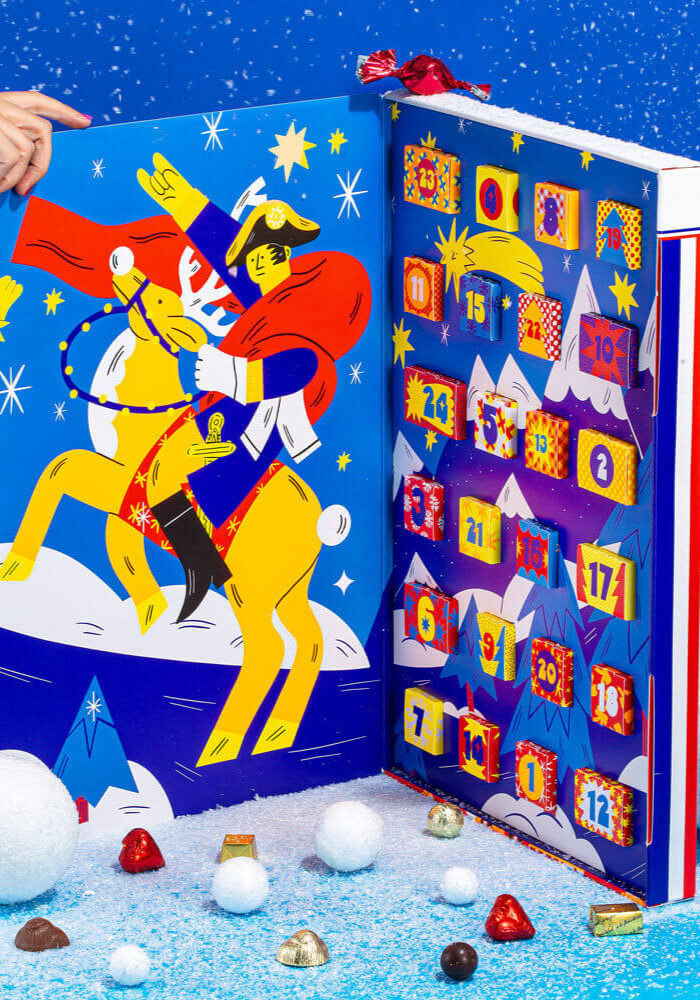 Le Super Calendrier de l’Avent « Un Noël Frenchy » - Le Chocolat Des Francais