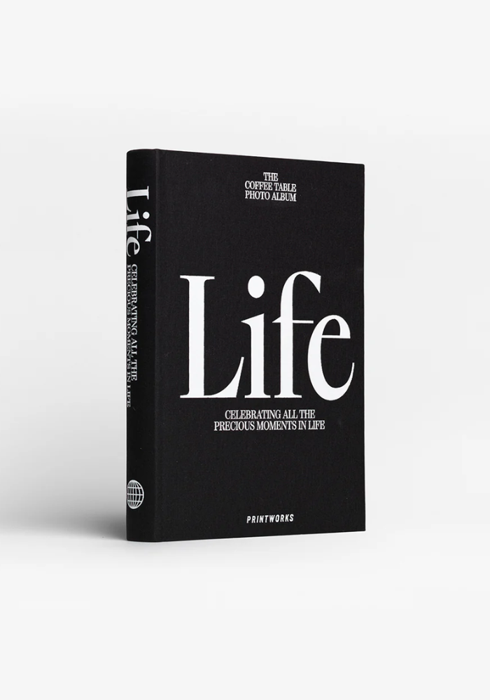 Livre Photo Life Noir - Printworks