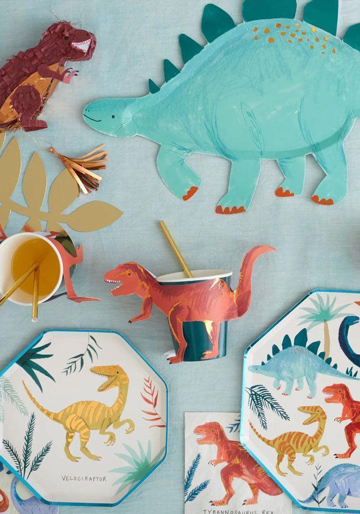 Lot De 8 Gobelets Avec Etui T-Rex - Meri Meri