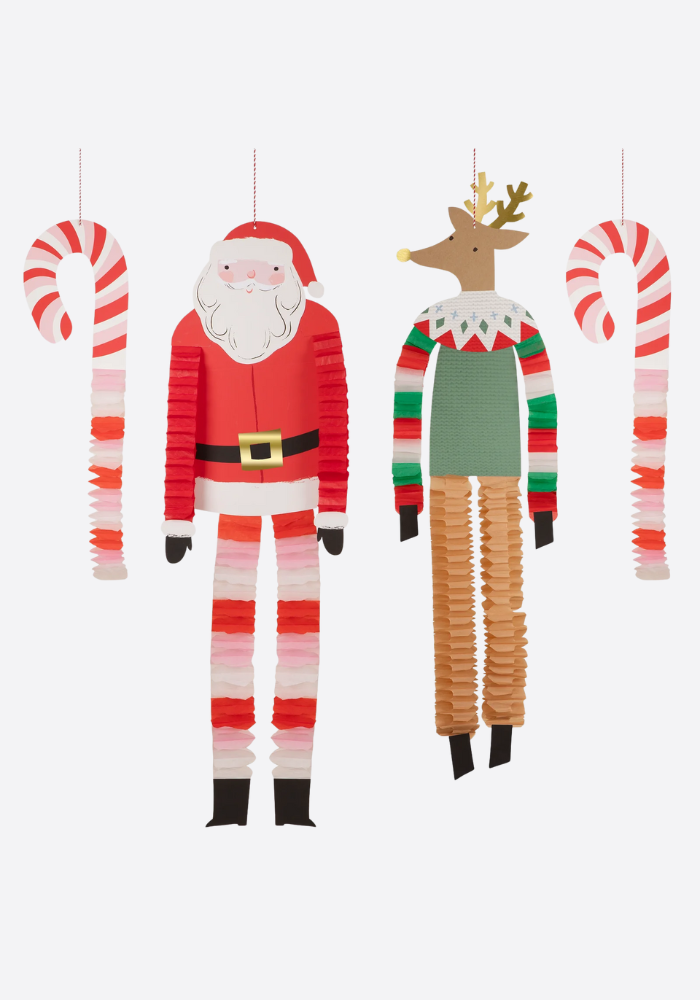 Lot De 4 Décorations Géantes De Noël - Meri Meri