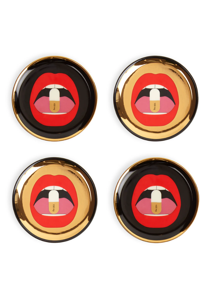 Lot De 4 Dessous De Verres Full Dose - Jonathan Adler
