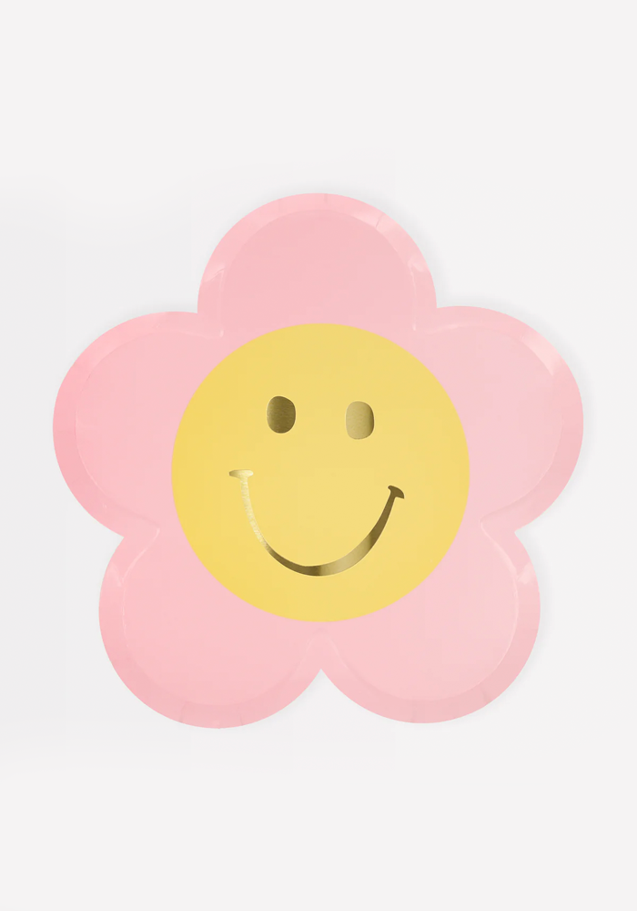 8 Assiettes Happy Flowers - Meri Meri
