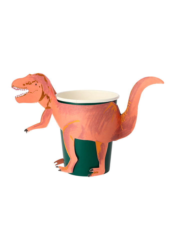 Lot De 8 Gobelets Avec Etui T-Rex - Meri Meri