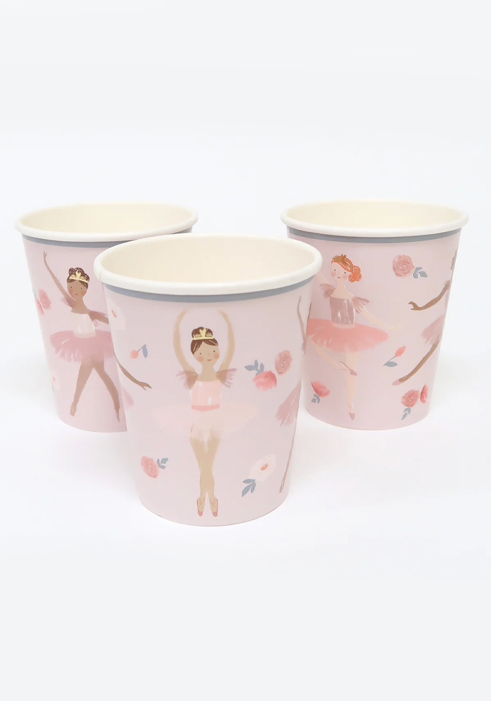 Lot De 8 Gobelets Ballerines - Meri Meri