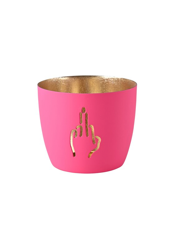 Photophore Madras M Rose Motif Fuck - Blush Sélection Décoration