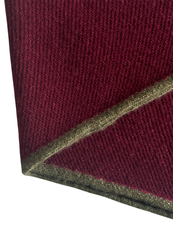 Mini Écharpe Bordeaux - Koon Cachemire