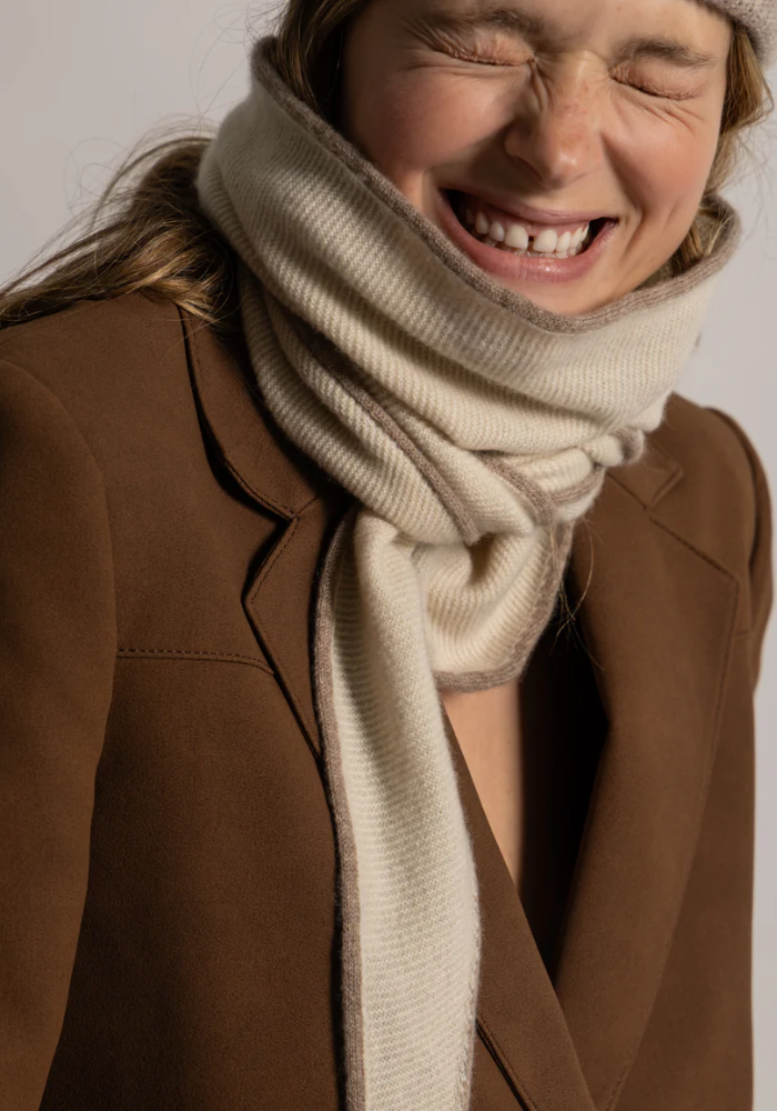 Mini Écharpe Beige - Koon Cachemire