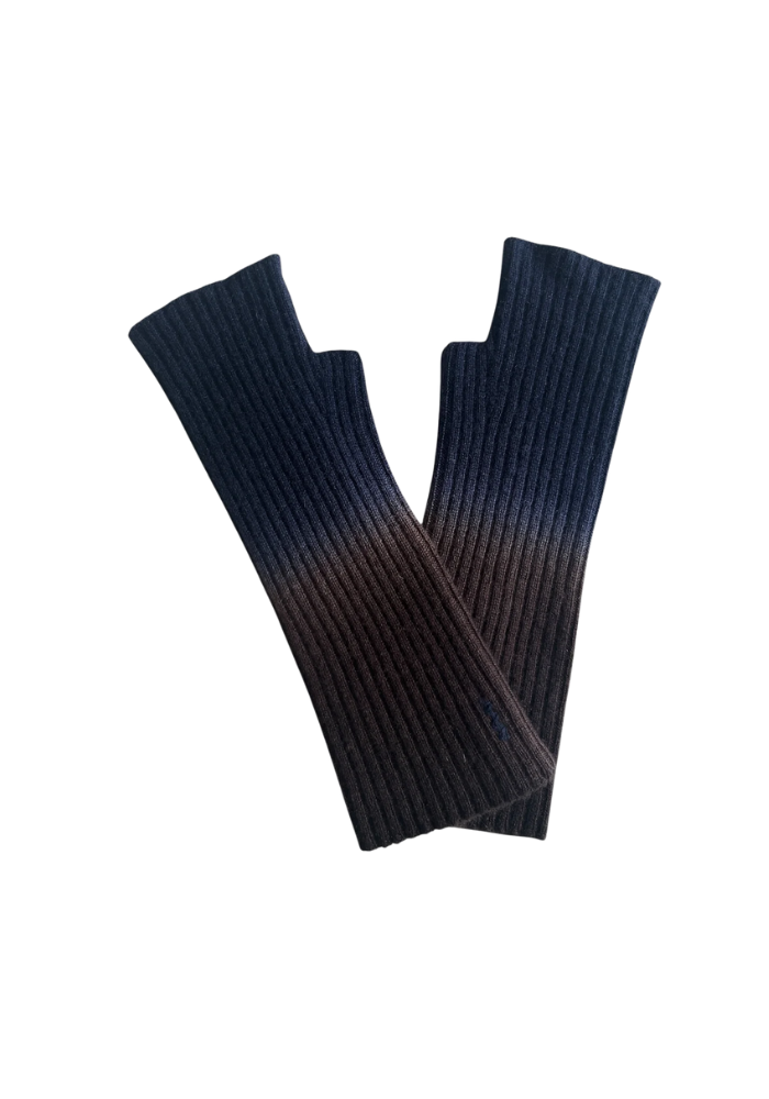 Mitaines Cachemire Deep Dye Brown- Koon Cachemire